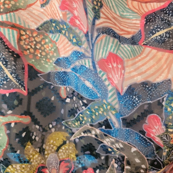 NEW Amanda Uprichard Tropical VACATION  Sarong Style Skirt Size Large - Picture 14 of 16